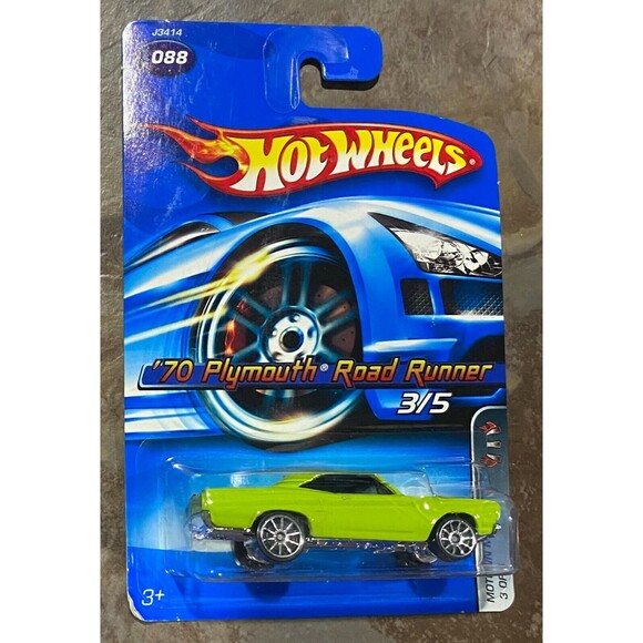 Hot Wheels Motown Metals Green 70 Plymouth Road Runner 1:64 Diecast - Picture 1 of 1